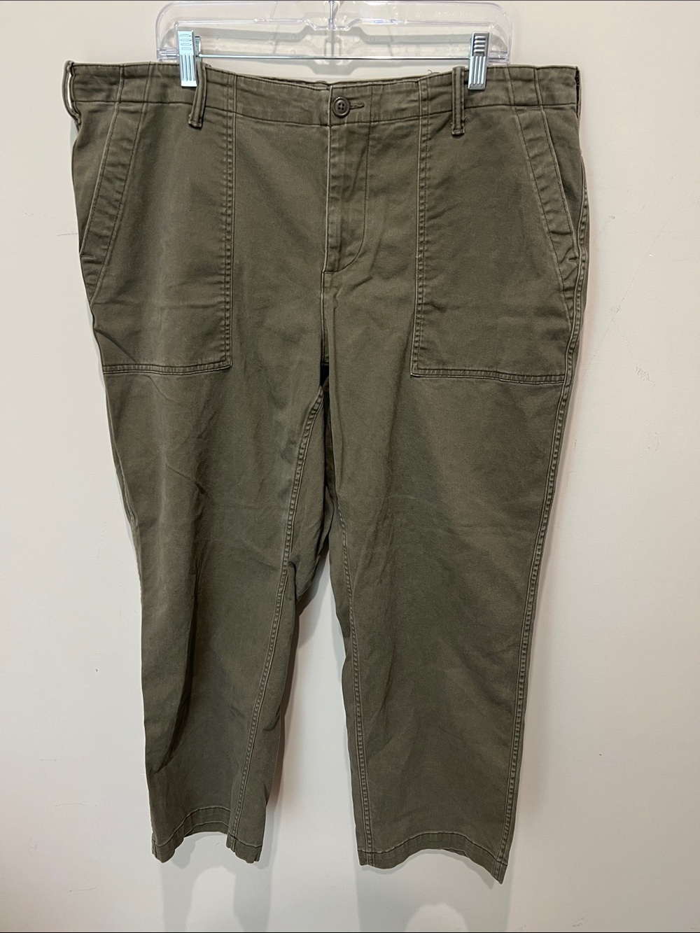 Women’s Olive Green Casual Utility Pants
